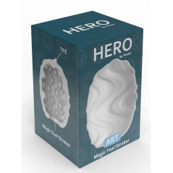 Toy Joy Oeuf de Masturbation Hero Art Blanc